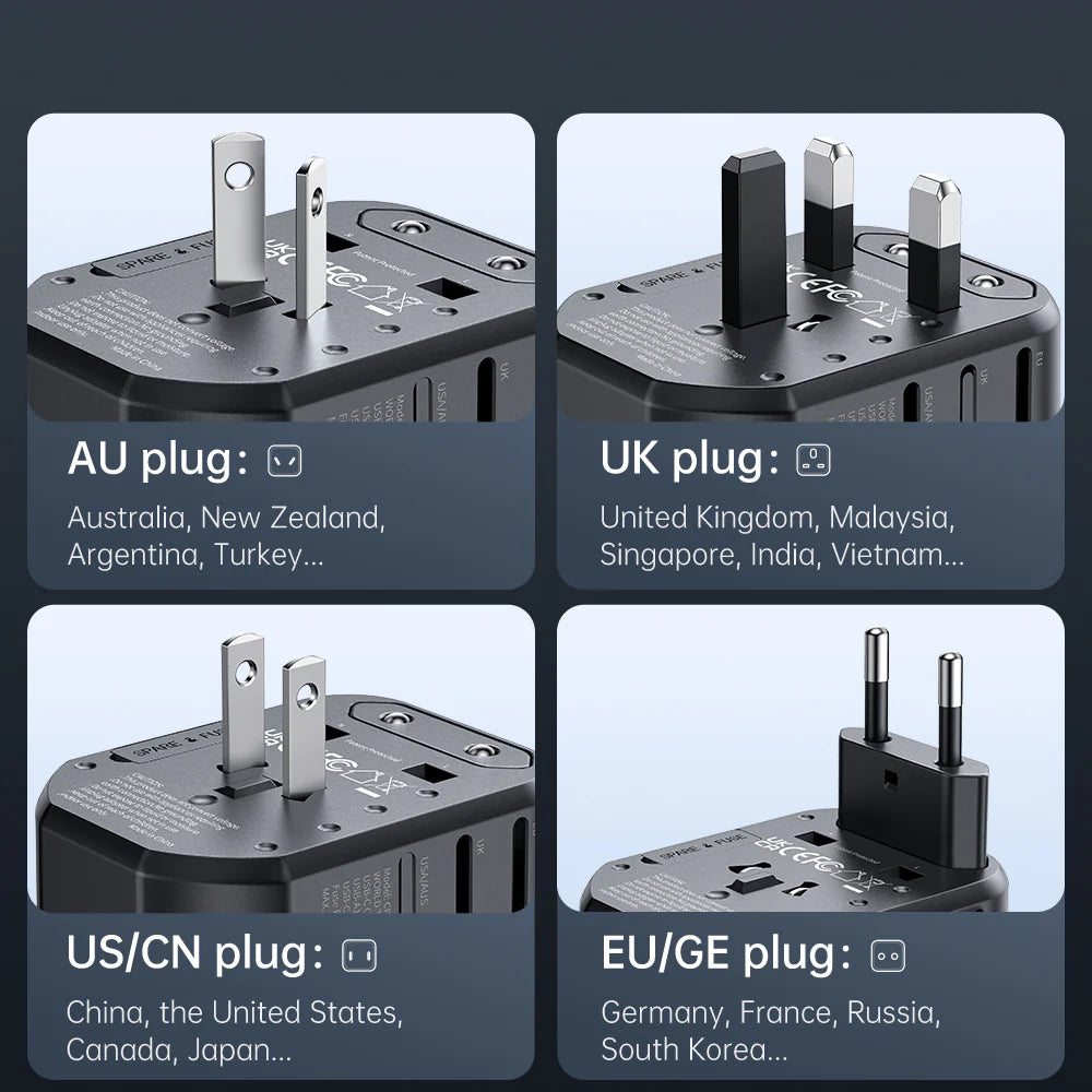 Mcdodo 20W PD Fast Charging Universal Travel Adapter - محول السفر مكدودو 20واط للشحن السريع