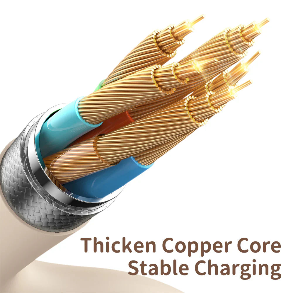 Mcdodo Silicone USB C to Lightning 36W Data Cable with LED 1.2m - كابل بيانات من السيليكون تايب سي إلى لايتننج 36واط مع ليد بطول 1.2 متر من مكدودو