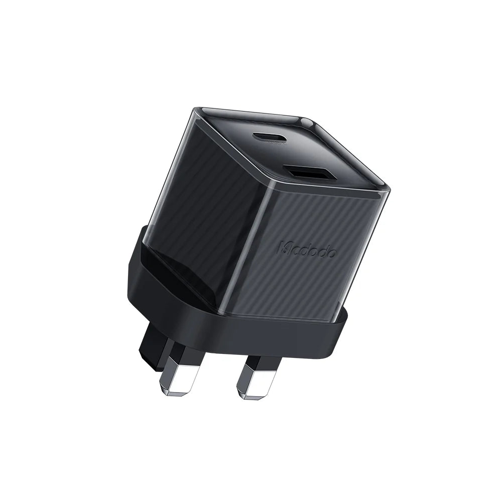 Mcdodo PD 33W Port USB-C and Port USB GaN Fast Charger - شاحن جداري سريع الشحن بقدرة 33واط مع منفذ يو اس بي سي ومنفذ يو اس بي من مكدودو