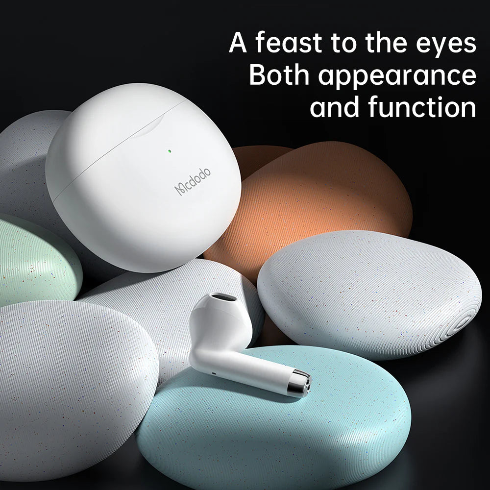 Mcdodo Wireless Bluetooth Earbuds Lite with Noise Cancellation - سماعات أذن بلوتوث لاسلكية من ماكدودو لايت مع خاصية إلغاء الضوضاء