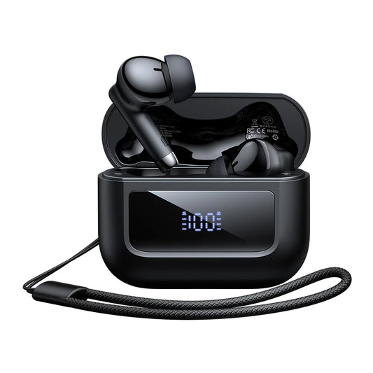 Mcdodo B04 Lanyard Tied Portable Digital Display TWS Earbuds - سماعات أذن مكدودو مربوطة بشاشة رقمية محمولة توايس