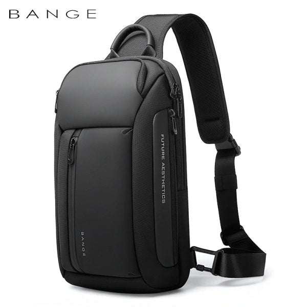 Bange Titan Sling Bag (11 inch iPad) Water-Resistant Crossbody Men's Bag | حقيبة كتف حول الجسم للرجال من بانج تايتان, مقاومة للماء, تتسع لجهاز ايباد 11 بوصة