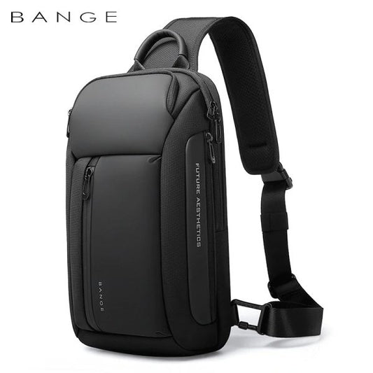 Bange Titan Sling Bag (11 inch iPad) Water-Resistant Crossbody Men's Bag | حقيبة كتف حول الجسم للرجال من بانج تايتان, مقاومة للماء, تتسع لجهاز ايباد 11 بوصة