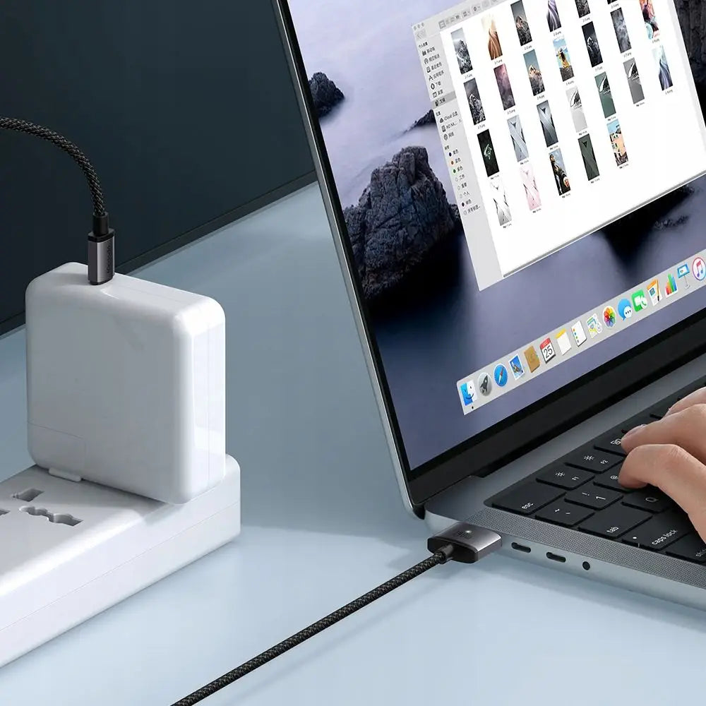 Mcdodo 140W Type-C to MagSafe Charging Cable with LED - كيبل يو اس بي سي الى ماج سيف مع ليد بقدرة 140واط من مكدودو