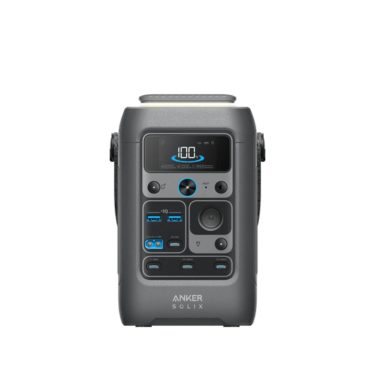 Anker SOLIX C300 DC Portable Power Station (288Wh), 300W Output | محطة الطاقة المحمولة انكر سوليكس C300 DC, بقدرة 300 واط وسعة 288 واط-ساعة