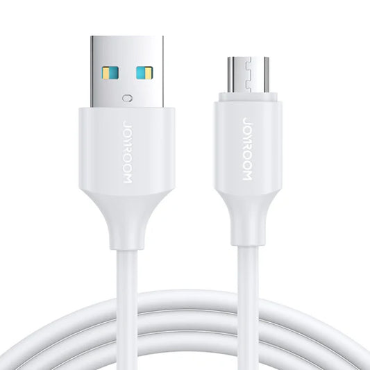 كيبل جويرووم لونج لاستنج يو اس بي اي الى مايكرو بقدرة شحن 18 واط وطول 1 متر | JOYROOM Long-Lasting Series 2.4A Fast Charging Data Cable USB-A to Micro 18W 1m