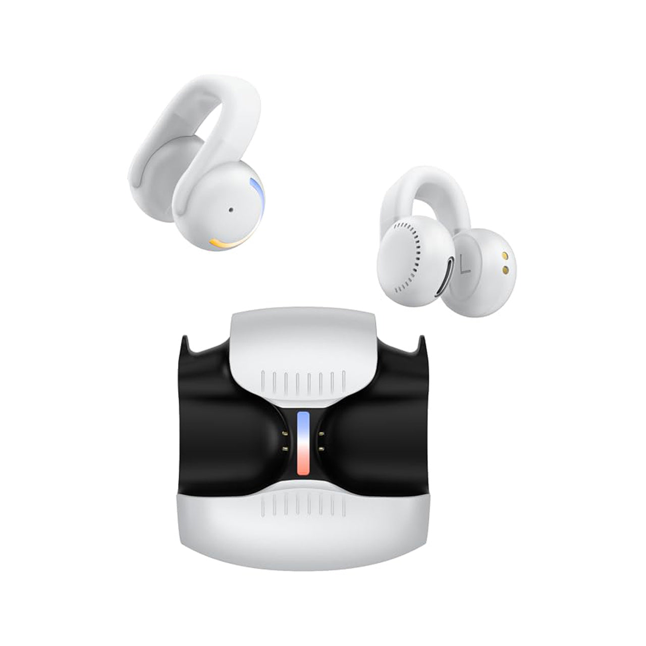 سماعات جرين لايون اير كليب 360 اللاسلكية - ابيض | Green Lion Ear Clip 360 Wireless Earbuds - White