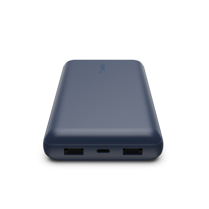 BoostCharge Power Bank 20K with USB-A to USB-C cable - باور بانك بتقنية البوست شارج بسعة 20الف ميلي أمبيرمع كيبل يو اس بي أ الى ية اس بي سي من بيلكن