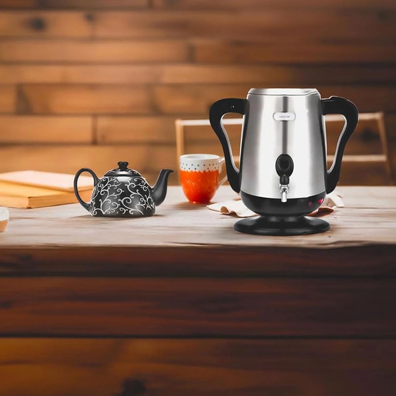 غلاية كهربائية وابريق شاي من جرين لايون | Green Lion Electric Samovar