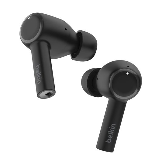 Belkin SoundForm Pulse Noise-Canceling Earbuds - سماعة اذن لاسلكية  ساوند فورم بلس من بيلكن بتقنية الغاء الضوضاء من بيلكن