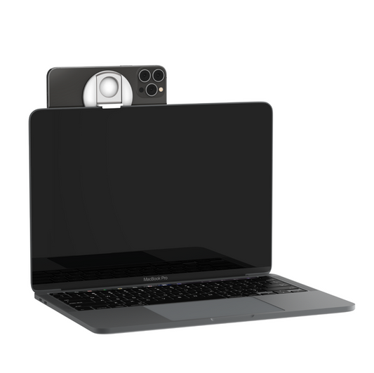 Belkin iPhone Mount with MagSafe for Mac Notebooks - بلكن حامل كاميرا لجهاز ماك بوك وايفون من ماج سيف