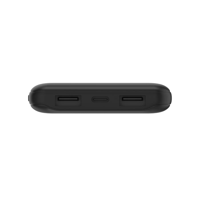 Belken BoostCharge Power Bank 10K with USB-A to USB-C cable - باور بانك بتقنية البوست شارج بسعة 10 الف ميلي أمبير من بيلكن مع كيبل يو اس بي أ الى يو اس بي سي