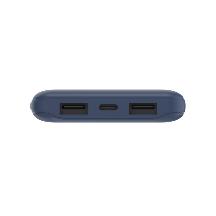 Belken BoostCharge Power Bank 10K with USB-A to USB-C cable - باور بانك بتقنية البوست شارج بسعة 10 الف ميلي أمبير من بيلكن مع كيبل يو اس بي أ الى يو اس بي سي