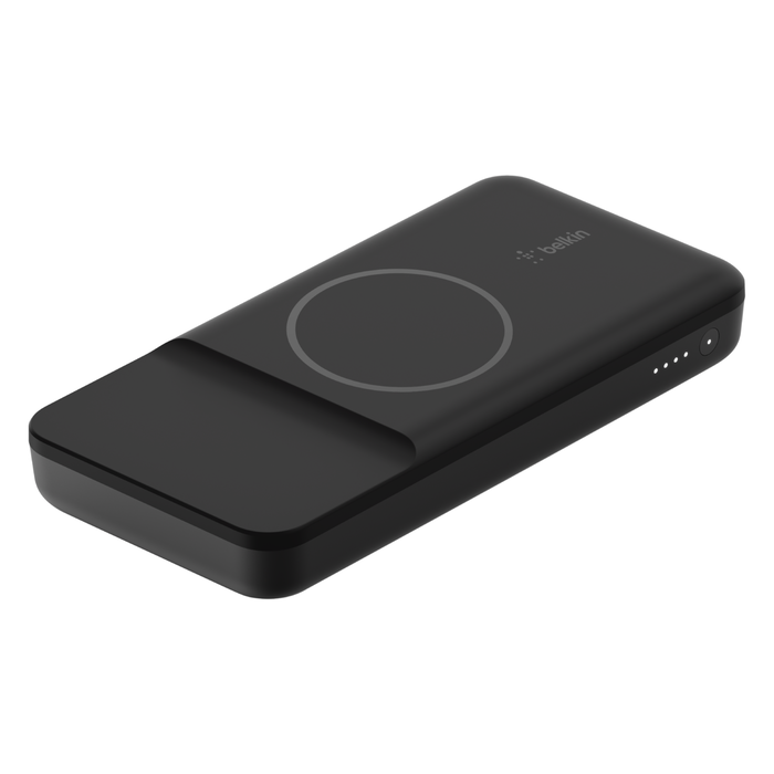 Belkin BoostCharge Magnetic Wireless Power Bank 10K - باور بانك لاسلكي مغناطيسي بيلكن 10الف ميلي أمبير للشحن أثناء التنقل من بيلكن