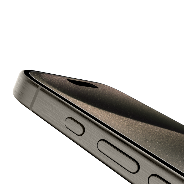 Belkin Ultra Glass 2 Protective Glass Film for iPhone 15 Pro Max Ultra Tempered Glass - شاشة حماية الترا جلاس2  لهاتف ايفون 15 برو ماكس من الزجاج المقوى للغاية من بيلكن