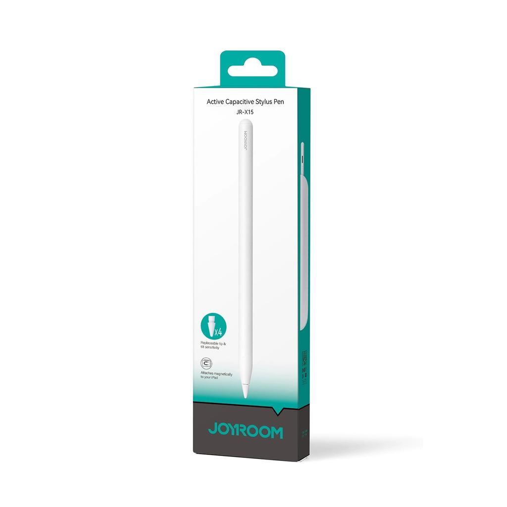 قلم جويرووم سريع الشحن للآيباد بدقة عالية | JOYROOM JR-X15 Stylus for iPad – Fast Charge, Precise Writing
