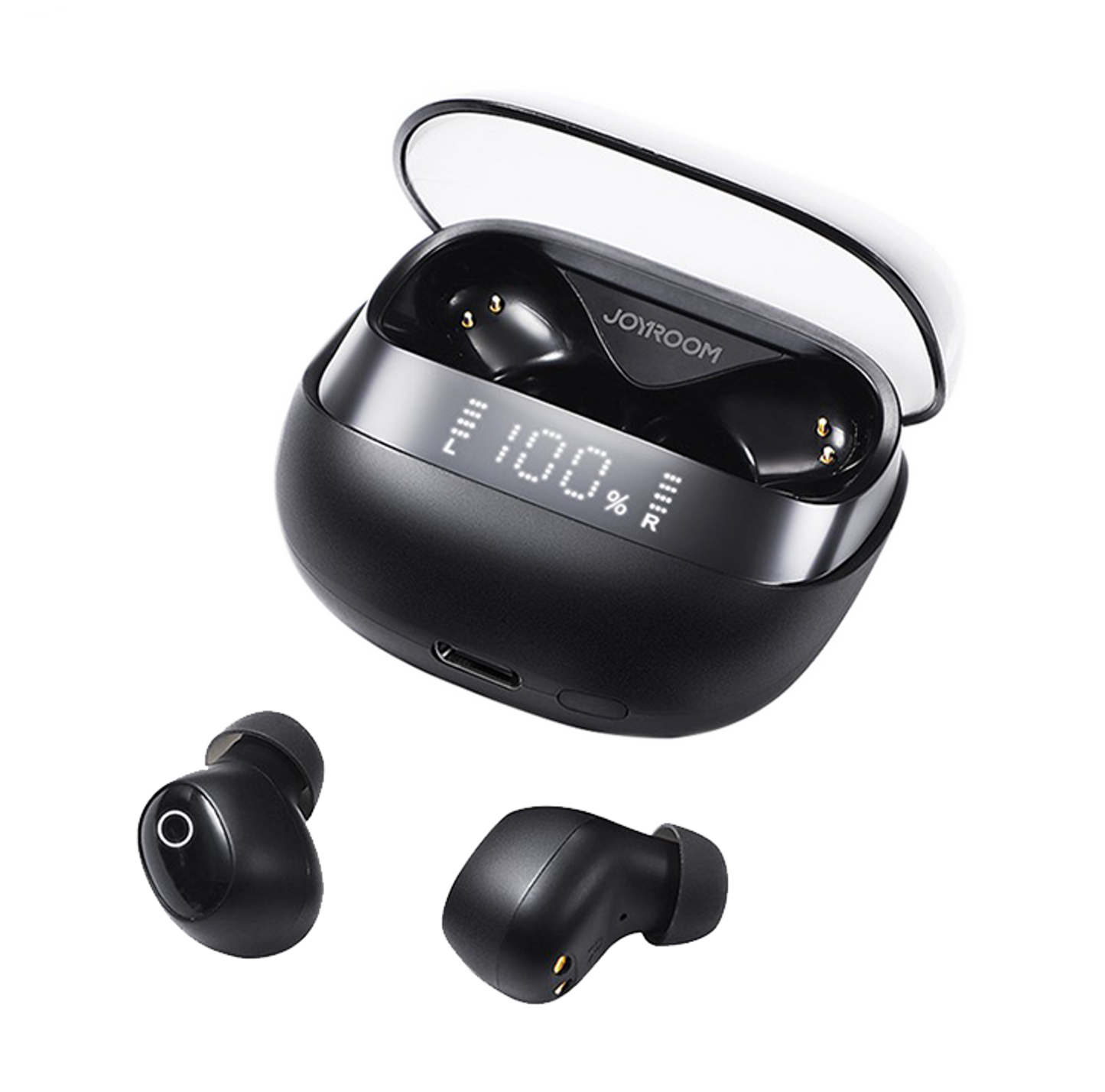 سماعات جويرووم JR-DB2 اللاسلكية بصوت عالي الدقة, تشغيل حتى 42 ساعة  | JOYROOM JR-DB2 Wireless Earbuds 42H Playtime, HiFi Audio