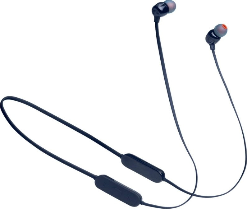 سماعات تون 125بي تي لاسلكية داخل الاذن من جيه بي ال صوت جهوري نقي بلوتوث 5.0 بلا انقطاع - JBL Tune 125BT Wireless In-Ear Headphones Lossless 5.0 Bluetooth 16H Battery Magnetic Cable 3-Button Remote with Mic