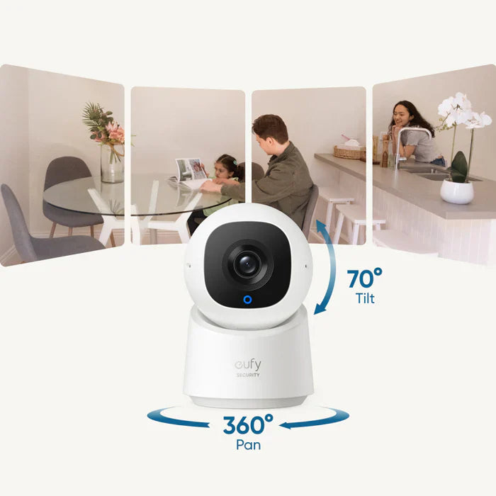 Anker Eufy Security Indoor Cam C220 – 2K Smart Indoor Camera | كاميرا مراقبة داخلية انكر يوفي C220, بدقة 2K