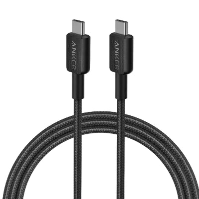 Anker 322 Type-C to Type-C Cable 60W  - كيبل تايب سي الى تايب سي بقدرة 60واط