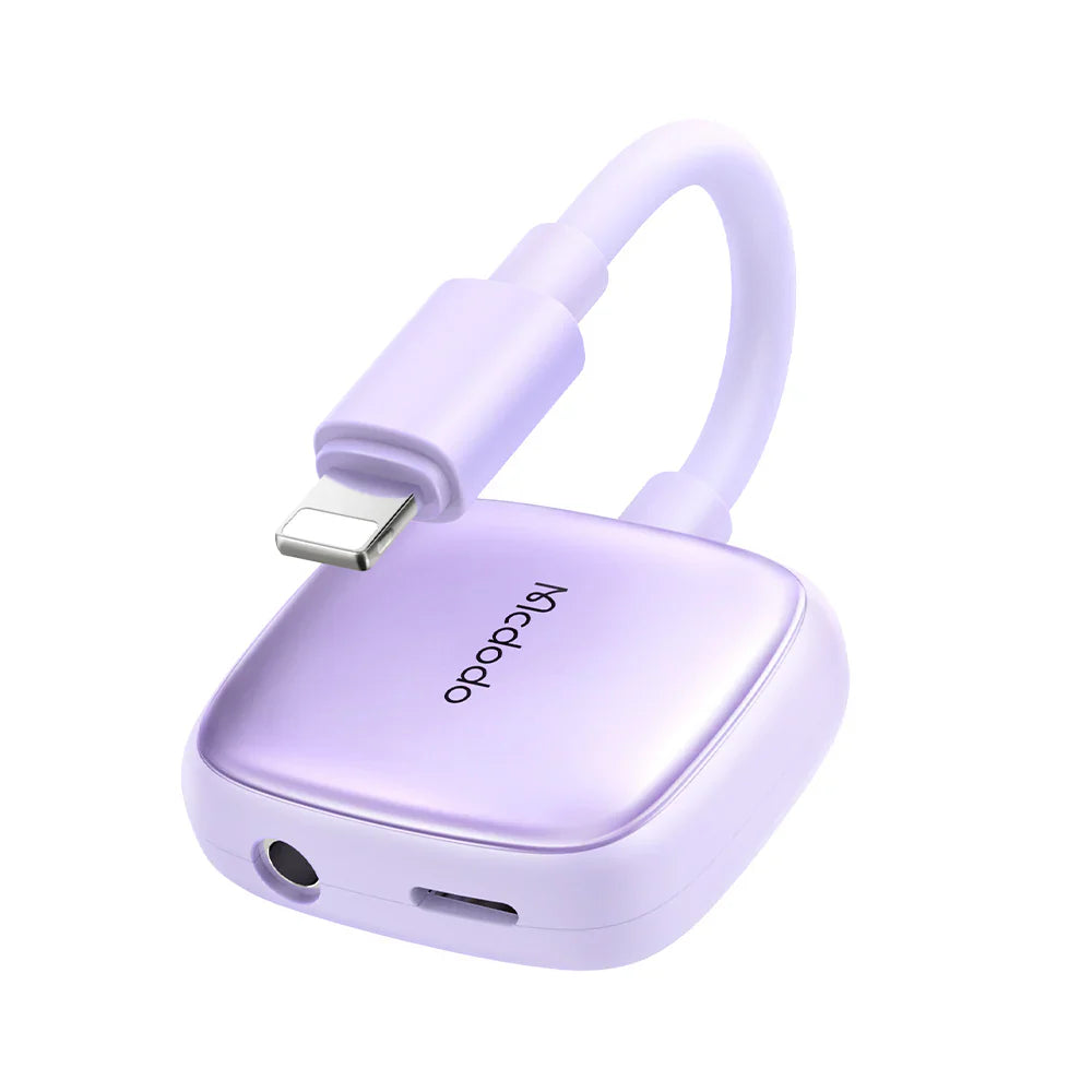 Mcdodo Lightning to Lightning and DC3.5 Digital Audio Cable - ماكدودو لايتنينج إلى لايتنينج وكابل الصوت الرقمي