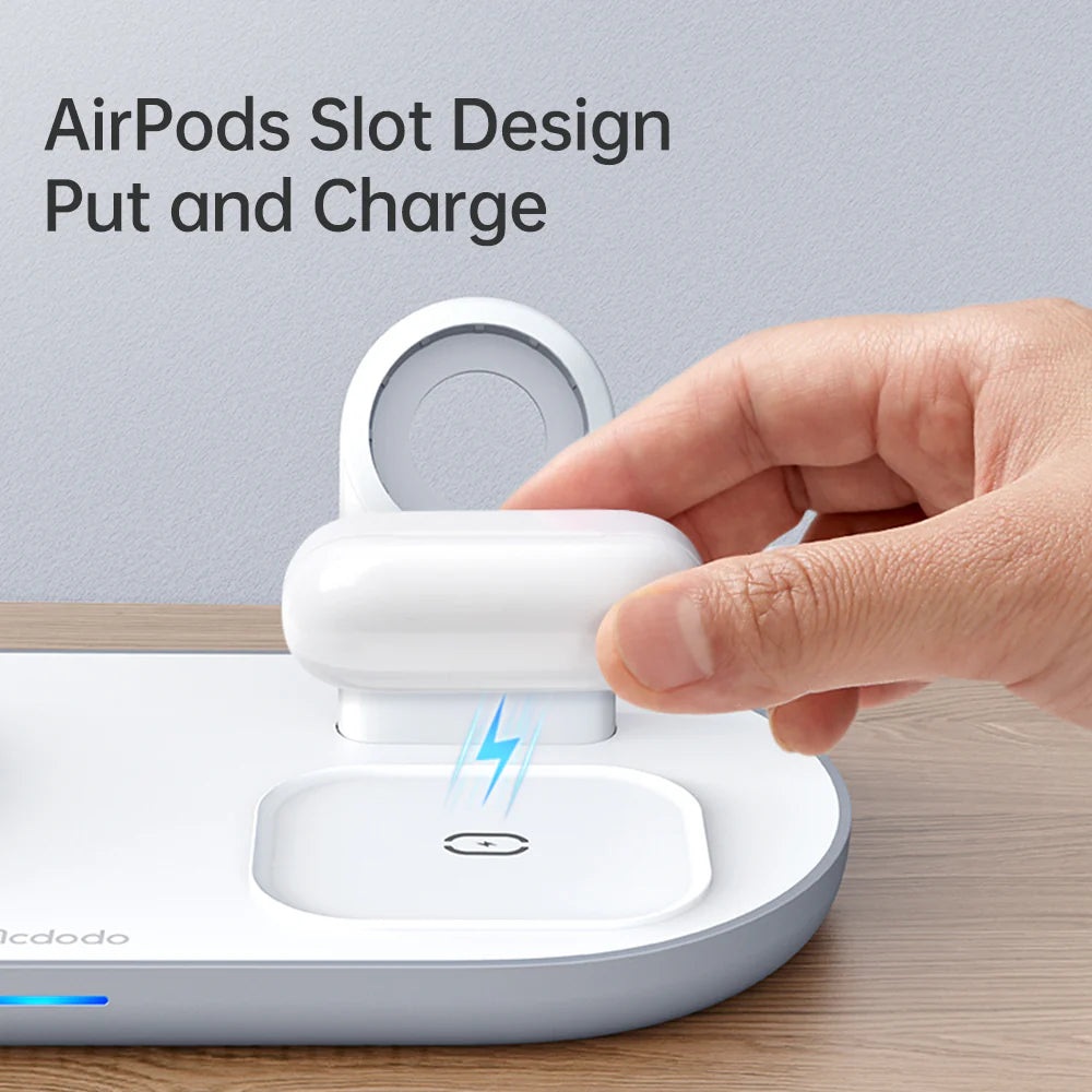 Mcdodo 3 in 1 Wireless Charger 15W - ماكدودو شاحن لاسلكي 3 في 1 15 واط