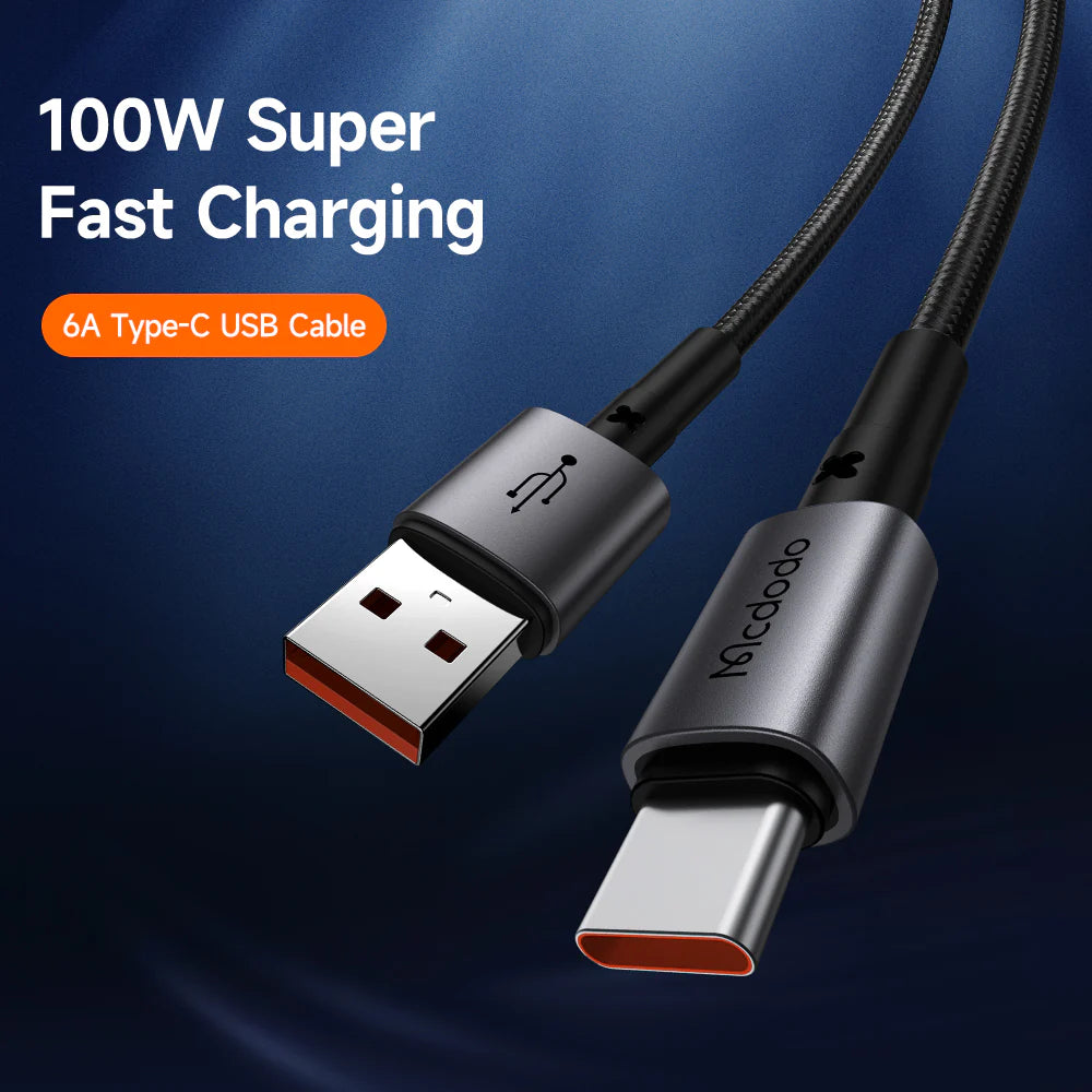 Mcdodo 359 Type-C 6A Data Cable 1.2m - كابل بيانات مكدودو  تايب سي بطول 1.2 متر