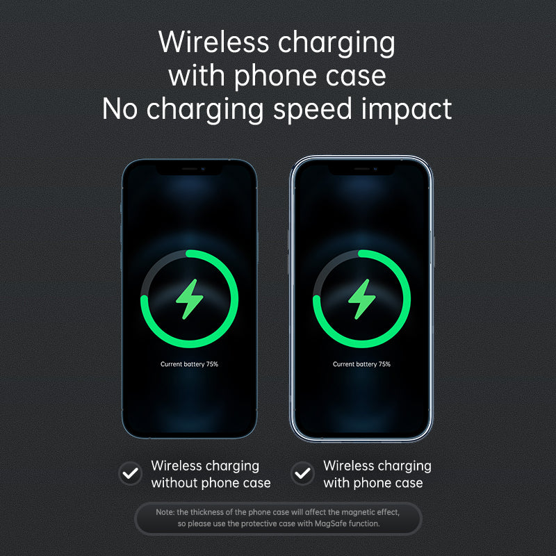 JOYROOM JR-ZS240 Magnetic Wireless Car Charge Holder Air Vent - JOYROOM JR-ZS240 حامل سيارة مغناطيسي مع شحن لاسلكي 15 واط