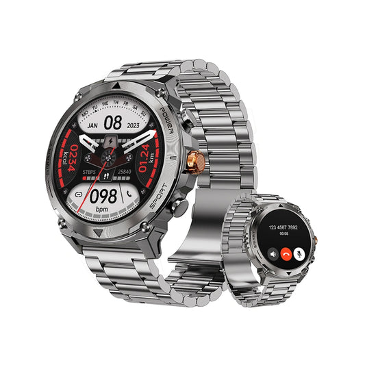 WiWU SW03 Smart Watch – 1.43" AMOLED, IP68 Waterproof - ساعة ويوو الذكية 1.43 بوصة، مقاومة للماء IP68