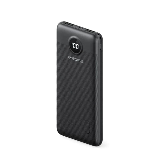 باور بانك بسعة 20 الف ميلي أمبير بقدرة 20 واط مع ثلاث منافذ من راف باور - RAVPower 20000mAh PD 20W 3-Port USB C Power Bank