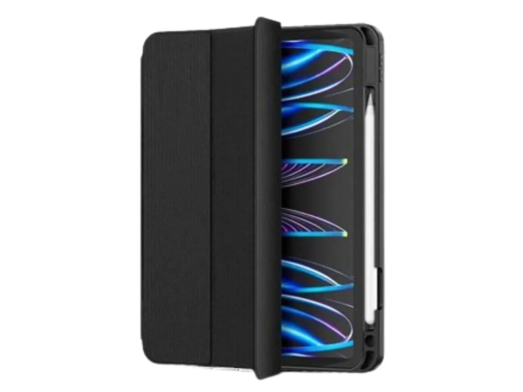 غطاء جرين لايون هوغو بريميوم مع حامل قلم لجهاز آيباد 9 مقاس 10.2 انش - اسود | Green Lion Hogo Premium Case with Pencil Holder for iPad 9 10.2" - Black