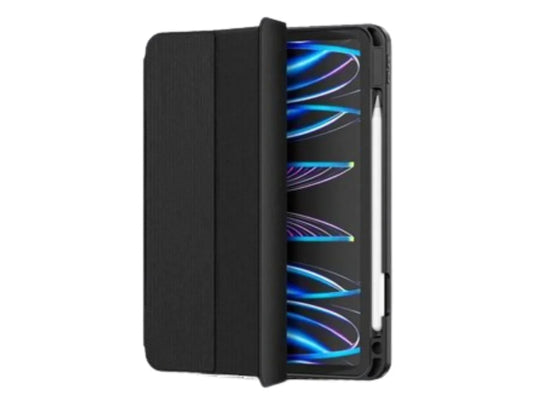 غطاء جرين لايون هوغو بريميوم مع حامل قلم لجهاز آيباد 9 مقاس 10.2 انش - اسود | Green Lion Hogo Premium Case with Pencil Holder for iPad 9 10.2" - Black