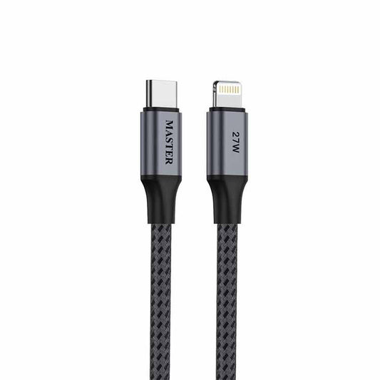 Kabloya Master Braided 27W USB-C bo Lightning, 1.2m - Gewr