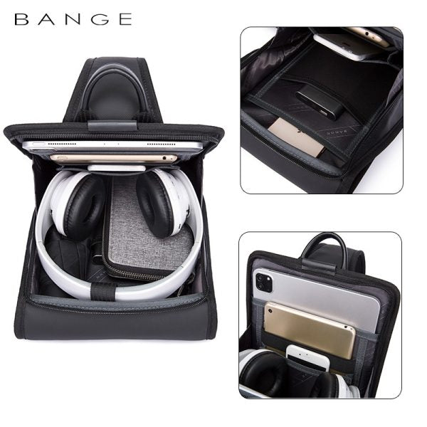 حقيبة ظهر بانجي لايكان للاعمال مقاس 14 بوصة مقاومة للماء | BANGE Lycan 14-inch Business Multi-Compartment Water Resistant Laptop Backpack