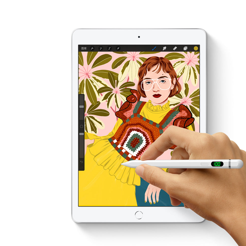 قلم ويوو بينسل برو بمنفذ لايتننغ - ابيض | WIWU PENCIL L PRO With Lightning Port - White