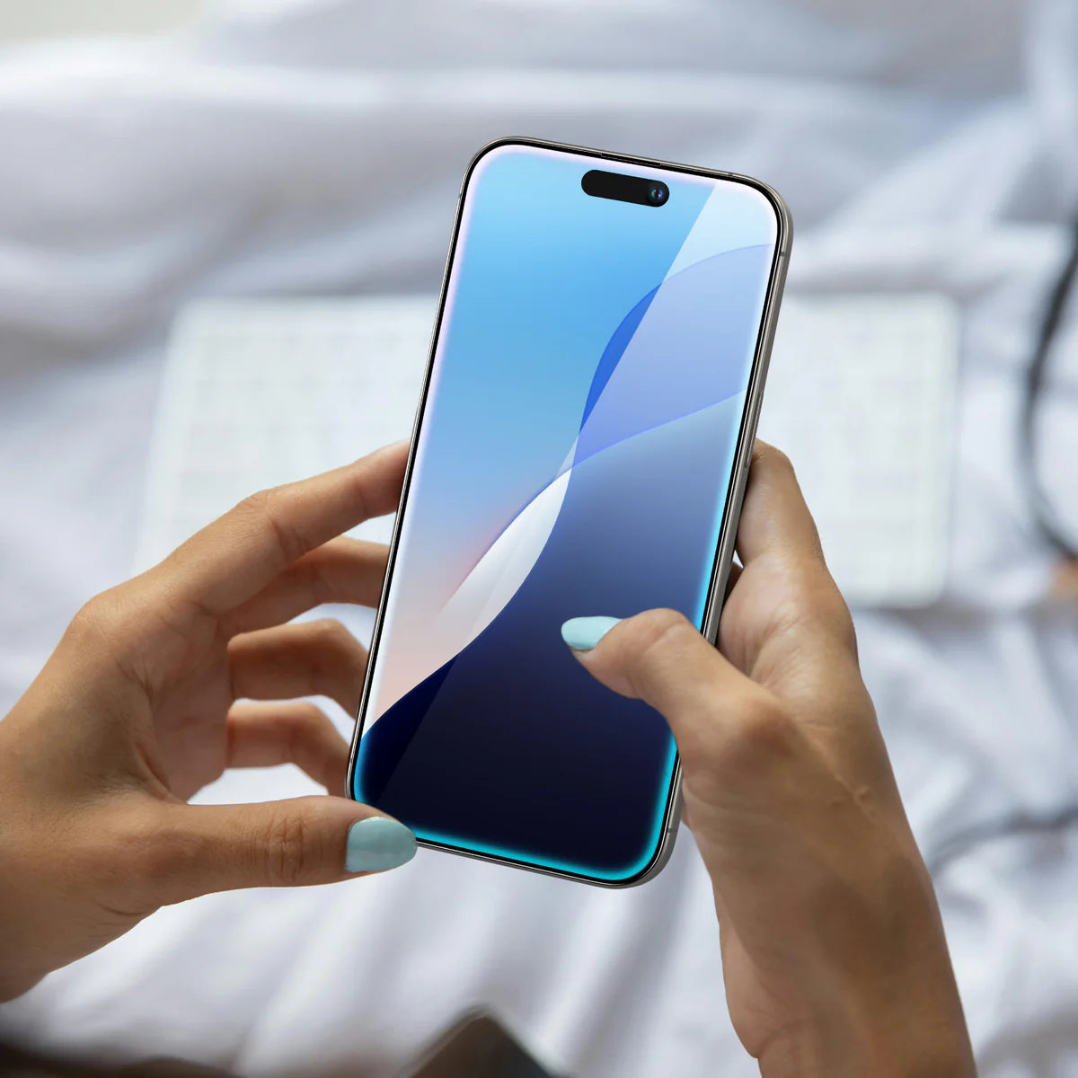 واقي شاشة اميزنك ثنك راديكس الزجاجي لهاتف ايفون 16 برو ماكس | AMAZINGTHING Radix Full Glass Screen Protector for iPhone 16 Pro Max