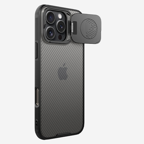 Nillkin CamShield Prop Clear Case for iPhone 16 Pro Max - كفر شفاف Nillkin CamShield Prop لـ iPhone 16 Pro Max