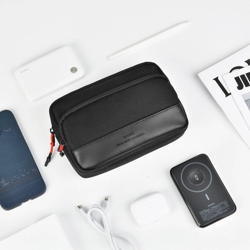 حقيبة تنظيم السفر العملية من ويوو - اسود | WiWU Essen Travel Pouch - Black