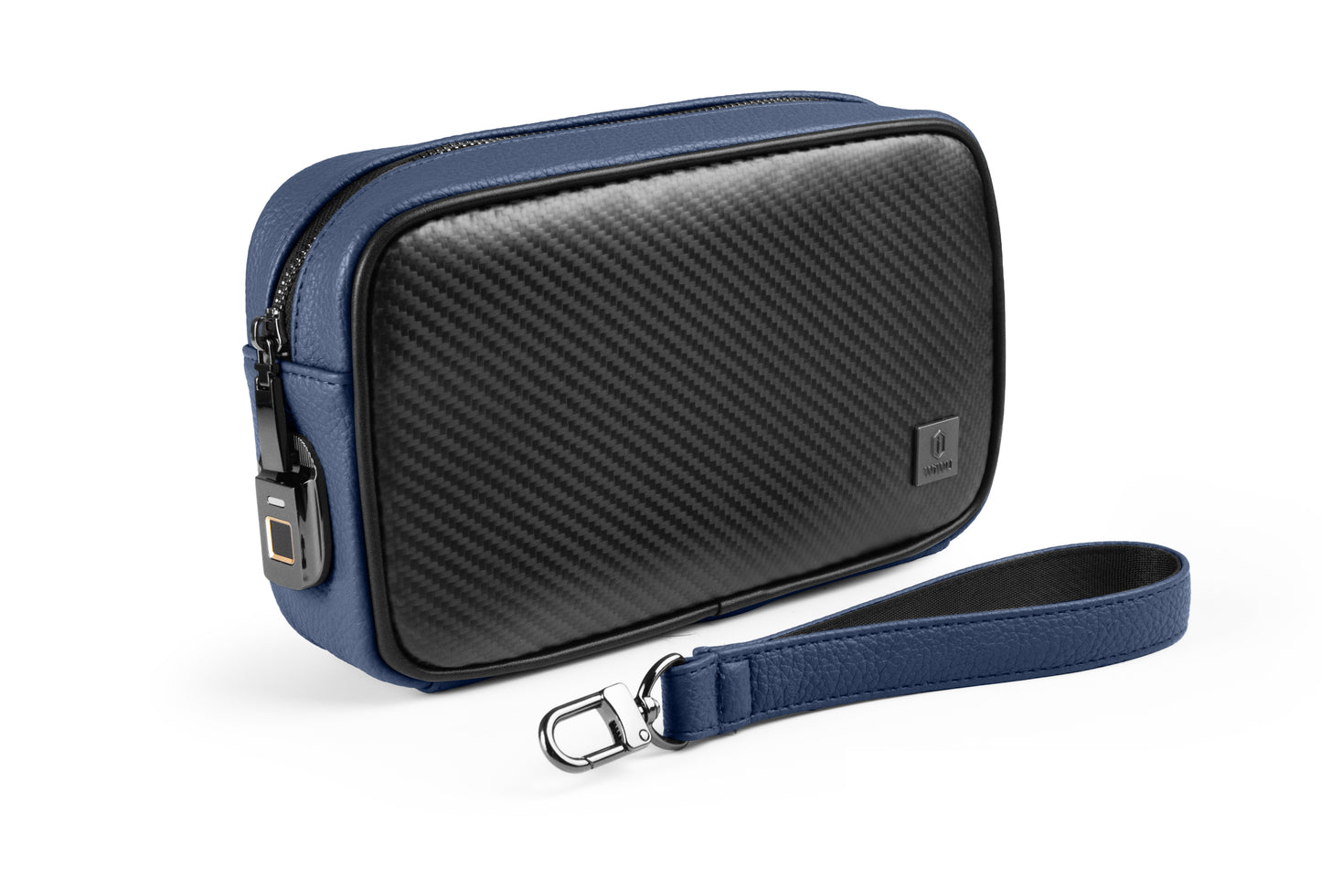 حقيبة ويوو ماستر كاربون ببصمة الاصبع الذكية, تصميم كاربون فاخر | WiWU Master Carbon Smart Fingerprint Personal Bag - Carbon Design