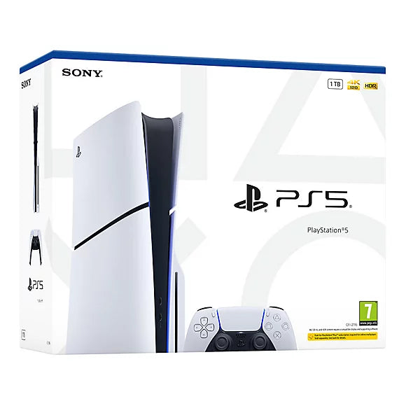 جهاز بلايستيشن 5 سلم - Sony PlayStation 5 - 1TB Slim - European - White