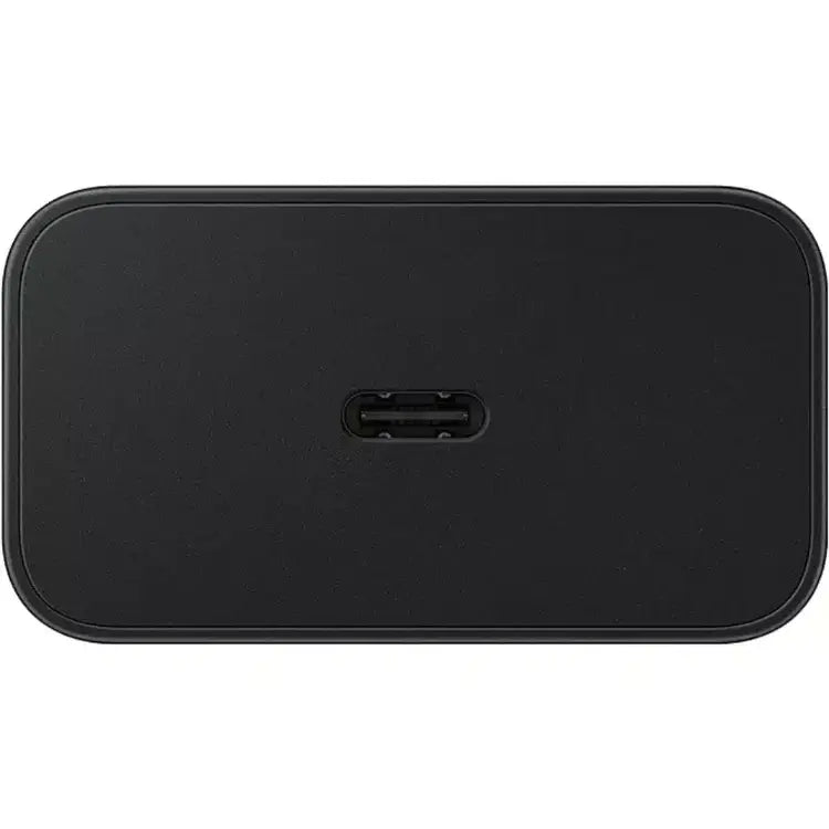 شاحن سامسونج بقدرة شحن 25 واط بمقبس ثلاثي - اسود | Samsung 25W PD USB-C Adapter 3-Pin – Black
