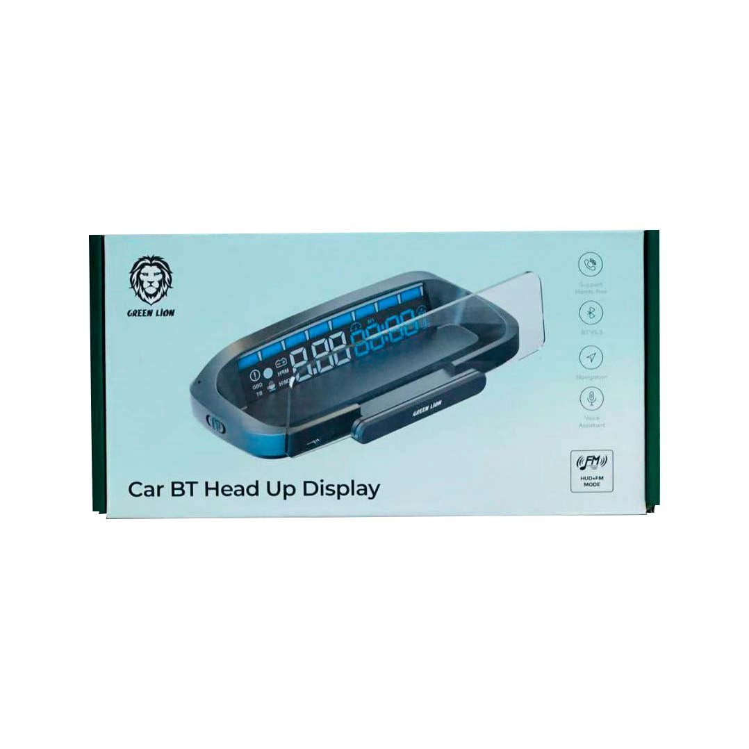جهاز عرض البيانات على الزجاج للسيارة من جرين لايون | Green Lion Car BT Head Up Display