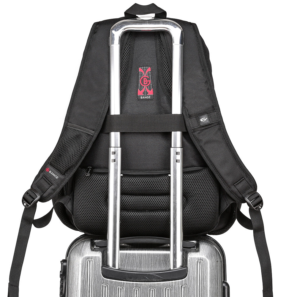 حقيبة ظهر بانج لوكسفورد بسعة 40 لتر مقاومة للماء مع منفذ شحن يو اس بي | BANGE 40L Waterproof Oxford Laptop Backpack with USB Charging Port
