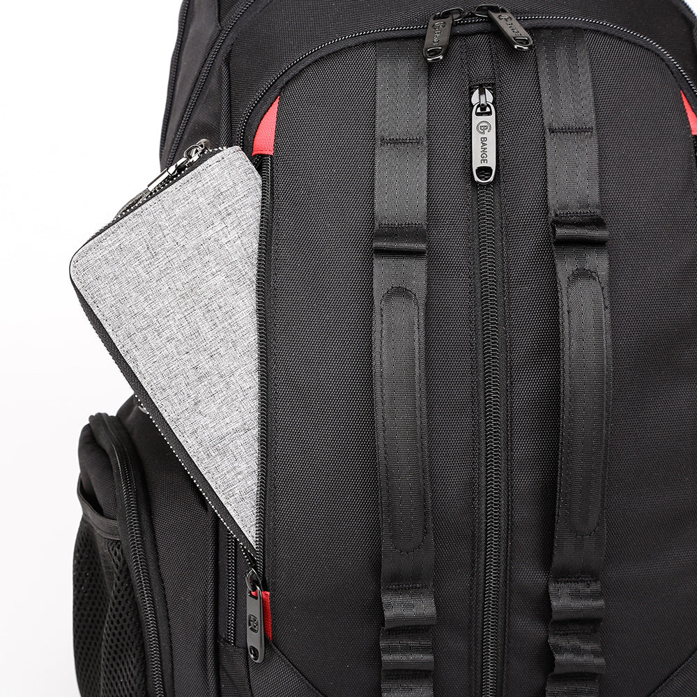 حقيبة ظهر بانج لوكسفورد بسعة 40 لتر مقاومة للماء مع منفذ شحن يو اس بي | BANGE 40L Waterproof Oxford Laptop Backpack with USB Charging Port