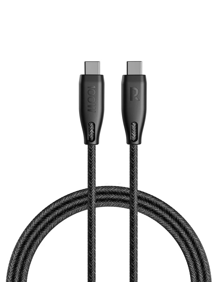 RAVPower Type-C to Type-C Cable 1.5m – RP-CB1035 - كابل راف باور تايب سي إلى تايب سي بطول 1.5 متر