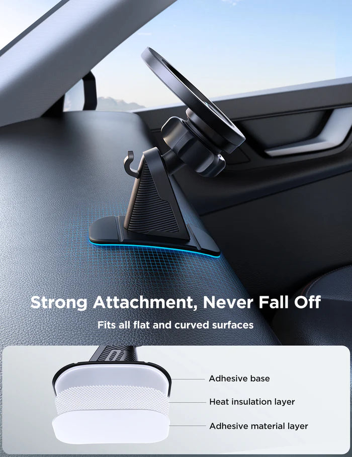 Joyroom JR-ZS376 Magnetic Car Phone Holder 360° Rotation - حامل جوال مغناطيسي جويروم للسيارة قوي وثابت دوران 360°