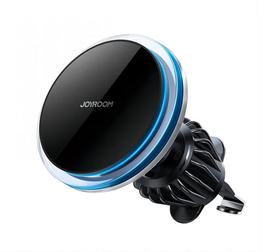 JOYROOM JR-ZS291 Magnetic Wireless Car Charger Holder (Air Vent) - JOYROOM JR-ZS291 حامل سيارة مغناطيسي مع شحن لاسلكي سريع 15 واط