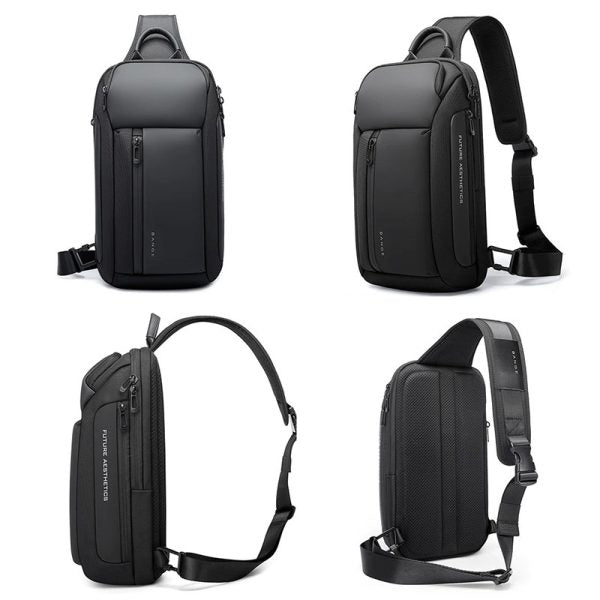 Bange Titan Sling Bag (11 inch iPad) Water-Resistant Crossbody Men's Bag | حقيبة كتف حول الجسم للرجال من بانج تايتان, مقاومة للماء, تتسع لجهاز ايباد 11 بوصة
