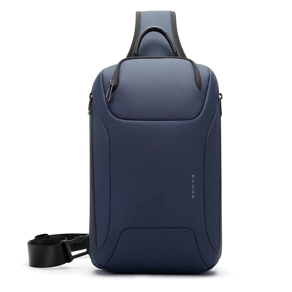 BANGE 8031 Men’s Waterproof Anti-Theft Chest Bag | حقيبة صدر رجالية من بانج, ضد الماء ومضادة للسرقة