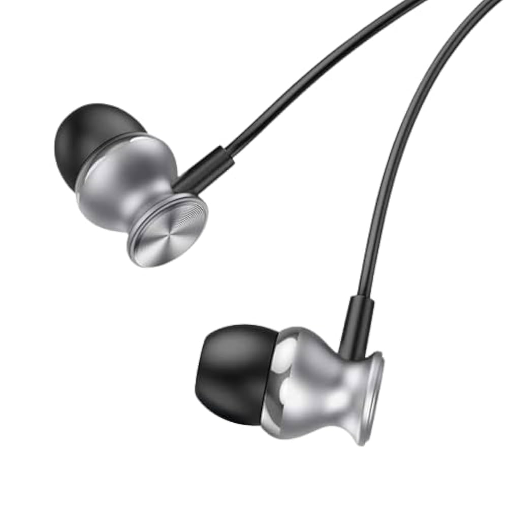 سماعة اذن معدنية سلكية من جرين لايون, بمنفذ 3.5 ملم | Green Lion Metal Earphones 3.5MM
